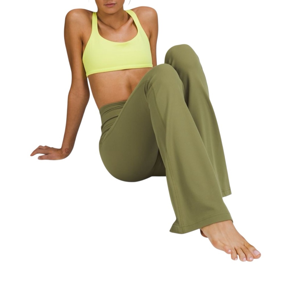 LULULEMON Groove Super High Rise Flare Pant in olive - Picture 4 of 11